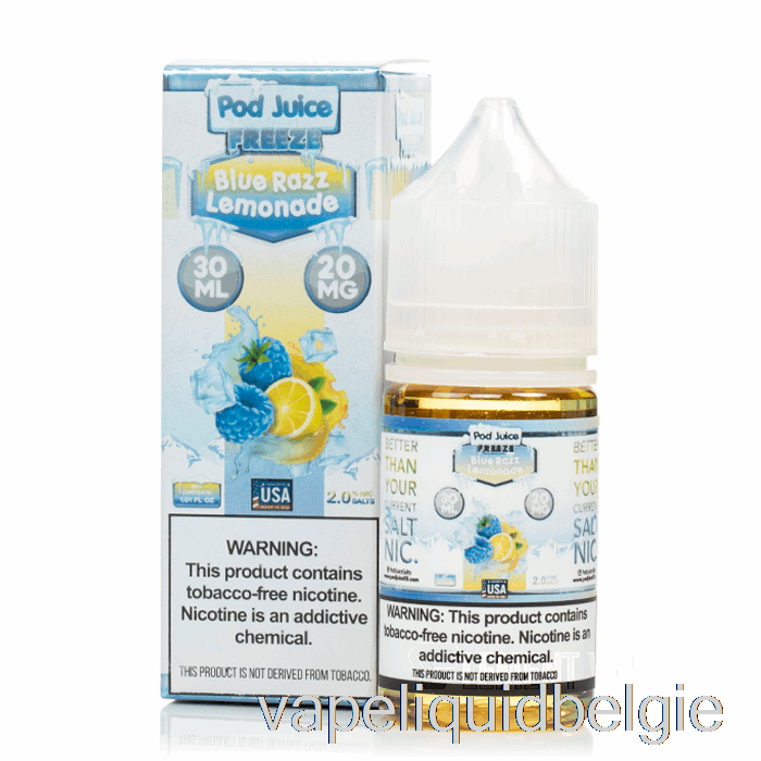 Vape België Bevriezen Blauwe Razz Limonade - Peulensap - 30ml 20mg